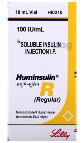 Huminsulin R 100IU/ml Solution for Injection: View Uses, Side