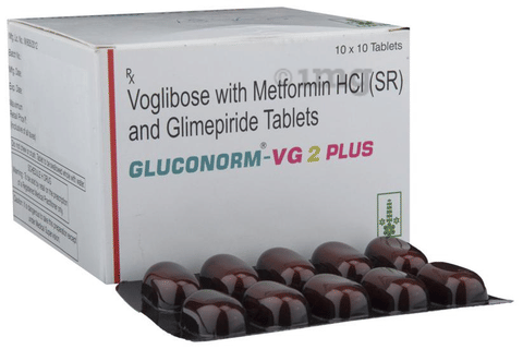 Gluconorm-VG 2 Plus Tablet SR image