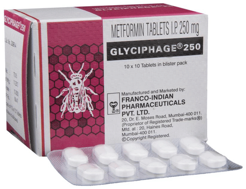 Glyciphage 250 Tablet image