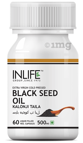 Inlife Black Seed Oil Capsule: Buy bottle of 60.0 capsules at best price in  India