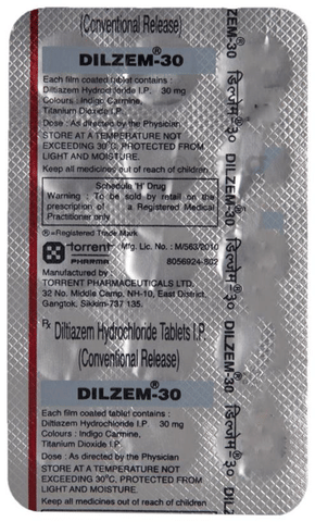 Dilzem 30 Tablet CR image