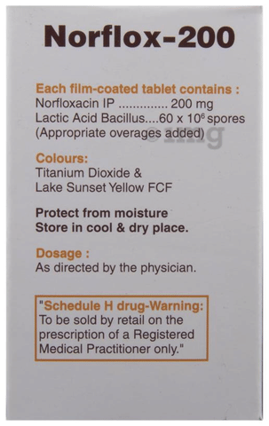 NORflox 200 Tablet image