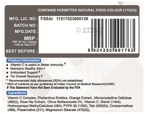 Pharmgrade Vitamin C Tablet image Pharmgrade Vitamin C Tablet image