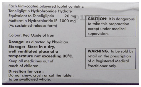 Tenepride M  1000 Tablet SR image