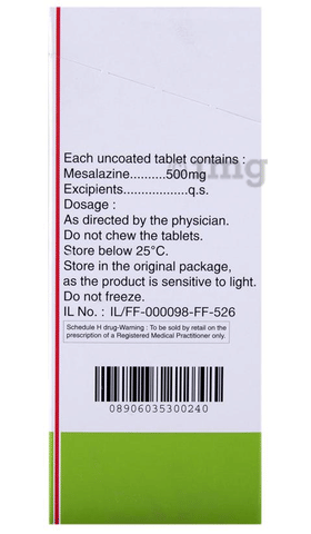 Pentasa 500mg Tablet PR image