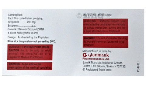 Fabiflu Tablet image