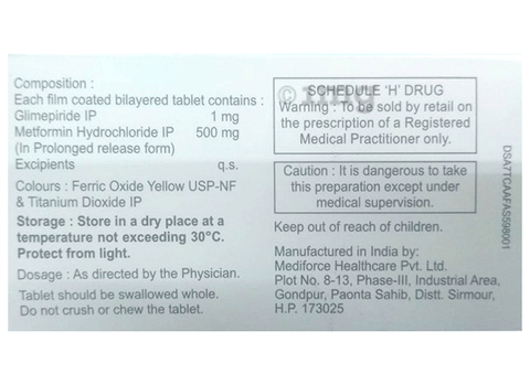 Glimestar-M 1 Tablet PR image