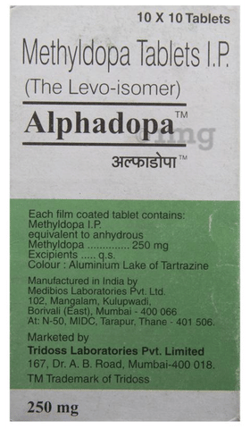 Alphadopa Tablet image