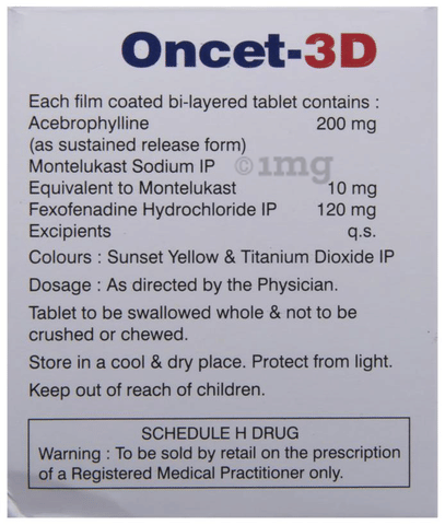 Oncet 3D Tablet SR image Oncet 3D Tablet SR image