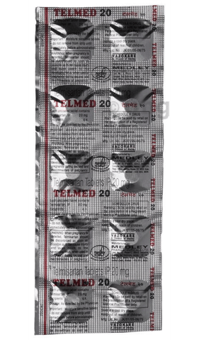 Telmed 20 Tablet image Telmed 20 Tablet image