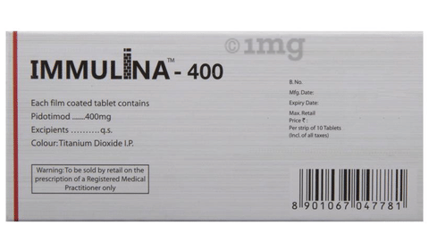 Immulina 400 Tablet image Immulina 400 Tablet image