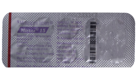 Mirtaz 15 Tablet image