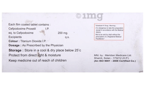 Endocef 200 Tablet image