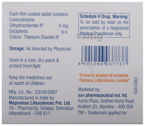 Tab teczine cheap 5 mg