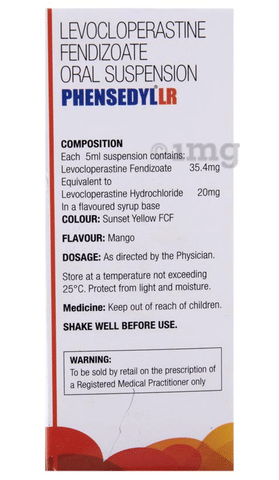 Phensedyl LR Oral Suspension image Phensedyl LR Oral Suspension image