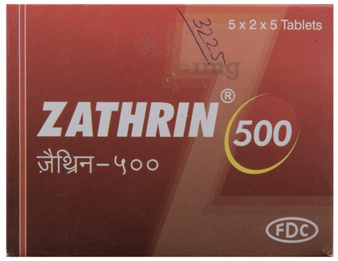 Zathrin 500 Tablet image