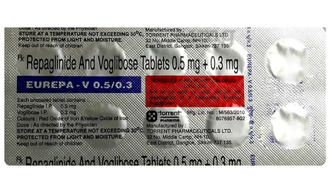 Eurepa-V 0.5/0.3 Tablet image Eurepa-V 0.5/0.3 Tablet image