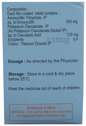 Duciclav 625 Tablet image