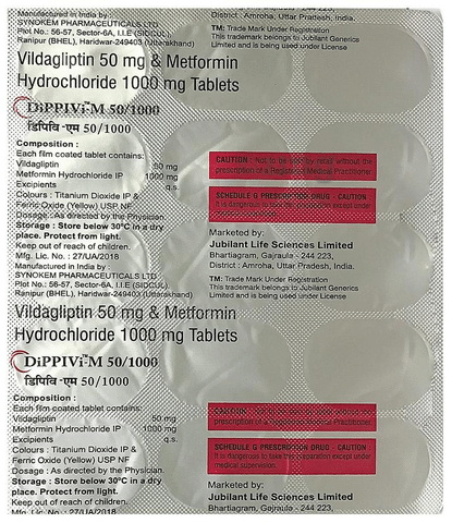 Dippivi-M 50/1000 Tablet