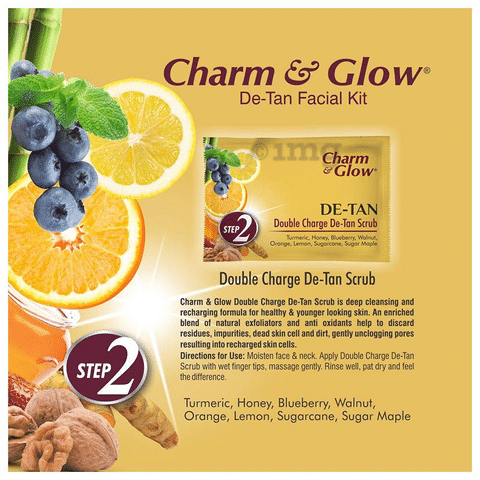 Charm Glow Facial Kit De Tan Buy box of 1.0 Kit at best price