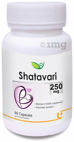 Biotrex Shatavari 250mg Capsule image Biotrex Shatavari 250mg Capsule image