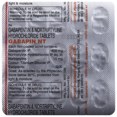 Gabapin NT Tablet image