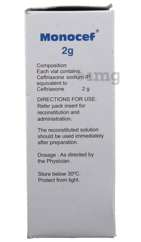 Monocef 2gm Injection image