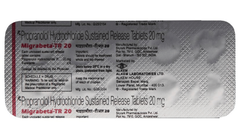 Migrabeta-TR 20 Tablet SR image Migrabeta-TR 20 Tablet SR image