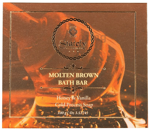 Stately Essentials Molten Brown Bath Bar image Stately Essentials Molten Brown Bath Bar image