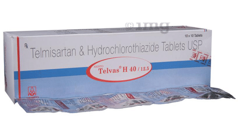 Telvas H 40/12.5 Tablet: View Uses, Side Effects, Price and