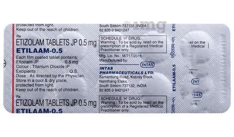 Etilaam 0.5 Tablet image Etilaam 0.5 Tablet image