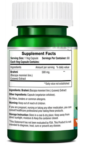 Morpheme Brahmi Capsule image Morpheme Brahmi Capsule image