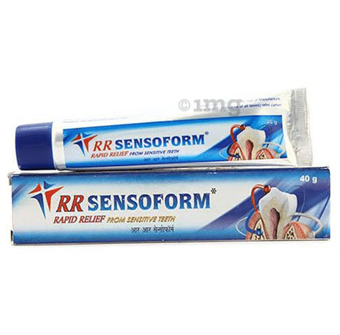 RR Sensoform Dental Gel, Rapid Relief from Sensitive Teeth: Buy tube of  40.0 gm Gel at best price in India