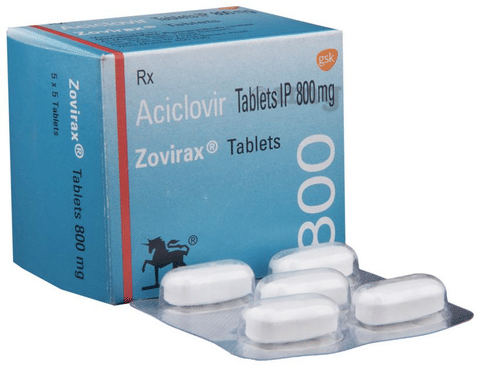 Zovirax 800 Tablet image
