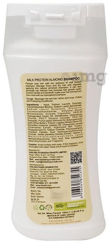 Khadi Professional Milk Protein Almond Shampoo