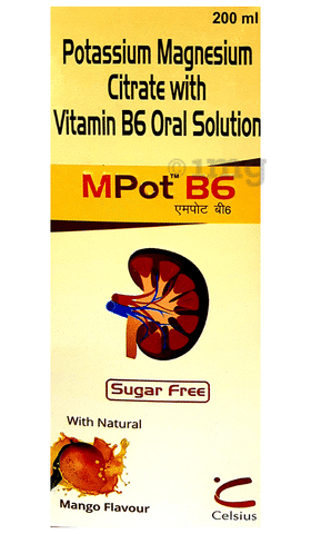 Mpot B6 Oral Solution Natural Mango Sugar Free