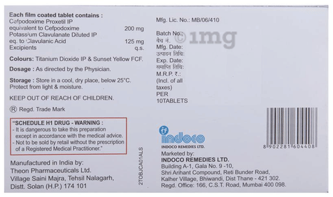 Oxipod-CV Tablet image Oxipod-CV Tablet image