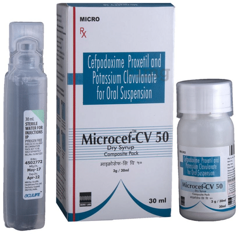 Microcef-CV 50 Dry Syrup
