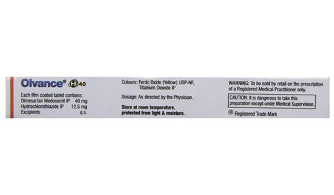 Olvance H 40 Tablet image