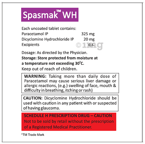 Spasmak-WH Tablet image