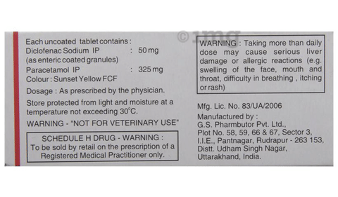 Diclomol Tablet image