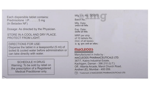 Omnacortil 5 Tablet DT image