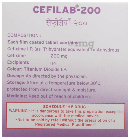 Cefilab 200 Tablet image Cefilab 200 Tablet image