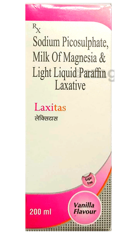 Laxitas Laxative Vanilla Sugar Free