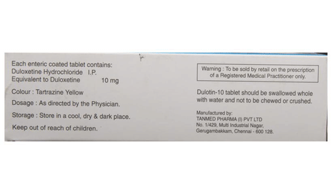 DUlotin 10 Tablet image