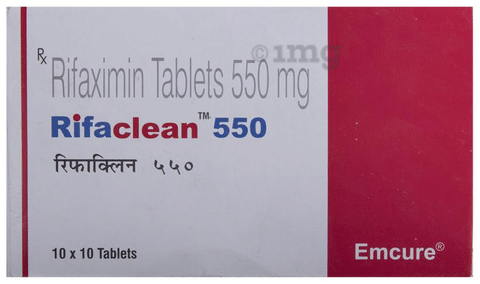 Rifaclean 550 Tablet: View Uses, Side Effects, Price and