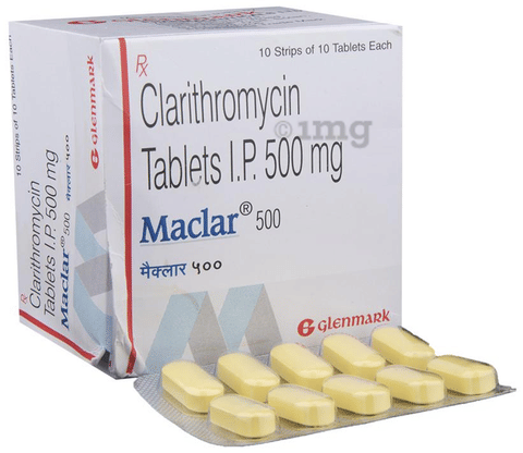 Maclar 500 Tablet image