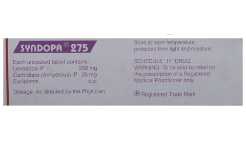 Syndopa 275 Tablet image