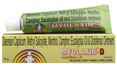 Myolaxin-D Ointment for Joint Pain & Swelling Relief image