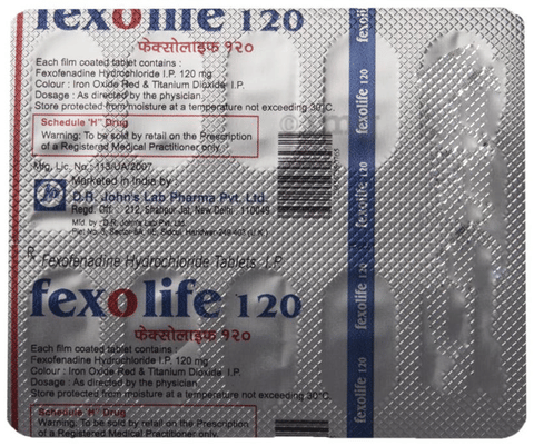 Fexolife 120 Tablet image